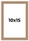 Photo Size Deco Brown Picture Frame - UV Acrylic, Foam Board Backing, Hanging Hardware